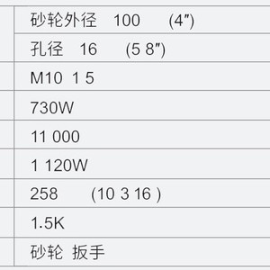เครื่องเจียรไฟฟ้า HIKOKI/730W รุ่น G10SF5 แบบมอเตอร์แปรงถ่าน AC พร้อมสวิตช์ด้ามจับด้านหลัง สำหรับงานหนัก ใช้สำหรับเจียรและขัดเงา - Product Image 2