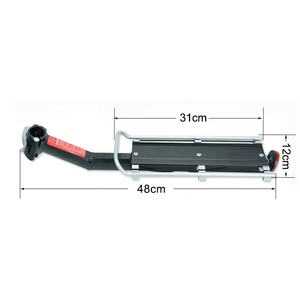 ZOYOSPORTS-estante trasero para equipaje de bicicleta, accesorio de carga con luz reflectante para ciclismo de montaña - Product Image 4