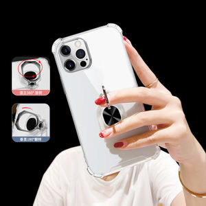 Anello magnetico rotante di 360 gradi cavalletto in acrilico trasparente e custodia <span class=keywords><strong>per</strong></span> telefono in TPU con supporto <span class=keywords><strong>per</strong></span> <span class=keywords><strong>iPhone</strong></span> 12 13 14 15 16 17 Pro - Product Image 4