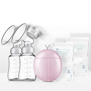 China Intelligent Double-Head Breast Pump Factory CE guarantee Breastfeeding milk extractor