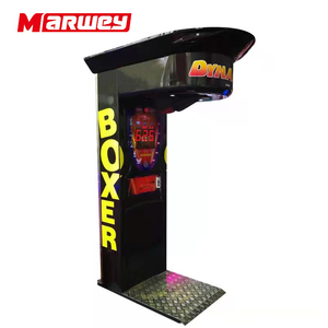 1 - 6 Players Indoor Sports Amusement Mall Coin Operated Electronic Big Punching Dynamic Boxer's Boxing Arcade Game Machine
