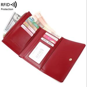 Cartera de Cuero Roja de Lujo para Mujer, Cartera de PU para Mujer, Cartera de Gran Capacidad con Tarjetero, Cartera para Mujer - Product Image 3