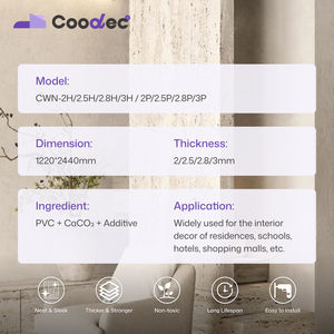 Feuille de marbre en PVC UV décorative pour l'intérieur de la <span class=keywords><strong>maison</strong></span>, 1220x2900 mm, revêtement UV, facile à installer, feuille de marbre en PVC décorative 4x8 - Product Image 2