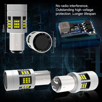 Superhelle CANBUS LED-Blinkerlampen 7440 W21W T20 Mit Lüfter 21W 1600LM Eingebauter Decoder Anti-Hyper-Flash Fehlerfrei