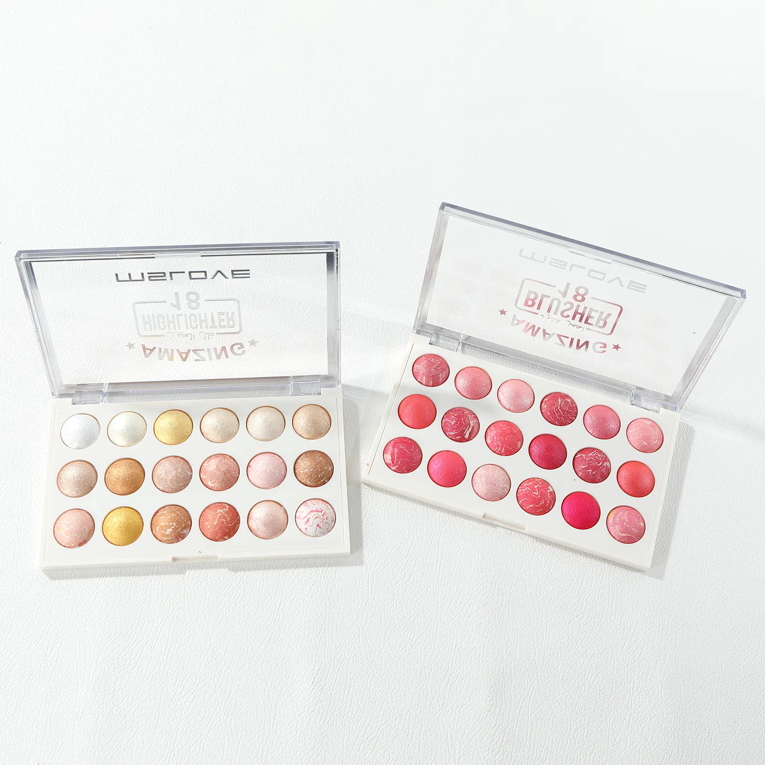 Mode Professionele Volledige Cosmetica Set Box 18 Kleur Make-Up Kits Make-Up Palet Gezicht Blusher En Hoogtepunt