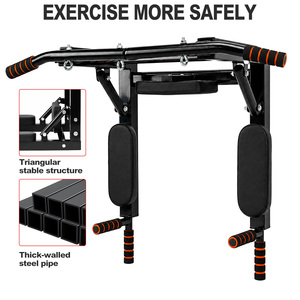 EIGFOH España: Equipo de gimnasio plegable de pared que ahorra espacio para dominadas y flexiones, en stock. - Product Image 4