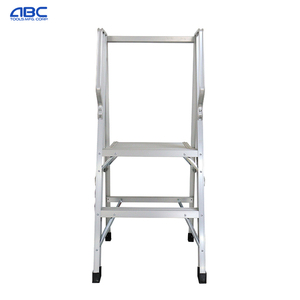2 3 4 Steps <strong>Aluminum</strong> <strong>Ladder</strong> <strong>Single</strong>-Sided Grade 1A Aluminium Folding Stairs Household Platform Step <strong>Ladder</strong> - Product Image 3