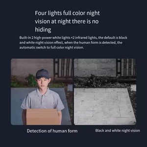 Caméra extérieure <span class=keywords><strong>AW300</strong></span> BHR6816EU Version UE/US 2K HD Pleine couleur Zone de mise au point IP66 Interphone bidirectionnel NightShot Plus MOS - Product Image 5
