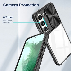 Coque de téléphone pare-chocs transparente mince en TPU pour <span class=keywords><strong>Samsung</strong></span> <span class=keywords><strong>Galaxy</strong></span> A14 A15 5G comprend des accessoires de cellule coulissante de couverture de caméra - Product Image 5