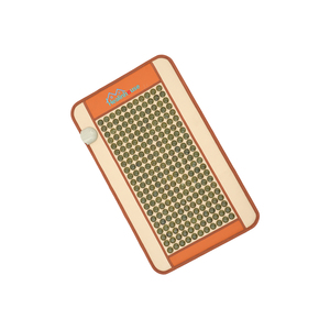 China Mini estera de turmalina térmica de iones negativos Ealecric masajeador de espalda COLCHÓN DE PIEDRA DE Jade - Product Image 1