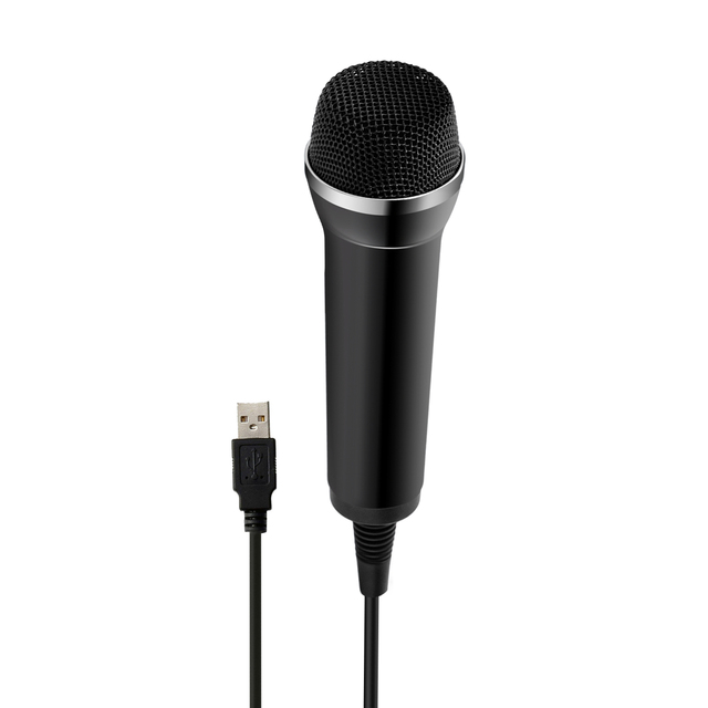 Universal Handheld USB Audio Wired Karaoke Microphone Mic for PS5 for PS4 for Xbox One for Wii for Xbox Series X for Switch Oled