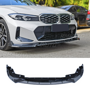 For BMW 3 Series G20 G21 LCI M Sport 2022-2024 Front Bumper Lip Spoiler <b>Splitter</b> Side Apron Body Kit Deflector Protector - Product Image 1