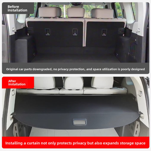 Nouvelle conception de couverture de coffre rétractable de qualité supérieure, couverture de coffre durable pour Chery Jetour G700, accessoires - Product Image 3