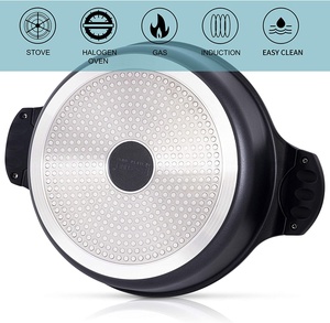 Pot à <span class=keywords><strong>tajine</strong></span> 28cm <span class=keywords><strong>Plat</strong></span> marocain en fonte d'aluminium antiadhésif pour la cuisine domestique Revêtement antiadhésif - Product Image 5