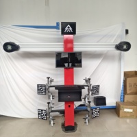 Machine d'alignement des roues portable, économique, à écran unique, pour atelier de réparation automobile