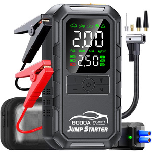 Démarreur de Voiture Puissant 8000A avec Batterie Externe et Booster de Batterie 12V Portable 4-en-1 150 PSI pour Voitures LW-PS218 - Product Image 2