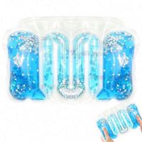 Toysrunner Ensemble de jouets souples anti-stress pour garçons, filles et enfants - PVC écologique, anti-anxiété, serpents et vers à pincer, en sachet, pour tous les âges