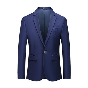 Veste <span class=keywords><strong>de</strong></span> <span class=keywords><strong>costume</strong></span> fine pour homme, style jeune, printemps-automne, à un bouton, coupe ajustée, décontractée et habillée, <span class=keywords><strong>grande</strong></span> <span class=keywords><strong>taille</strong></span> - Product Image 4