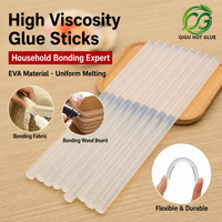 Bâtons de colle thermofusible transparente à haute viscosité, type EVA SBC, pour bricolage, artisanat, emballage, collage Qigu