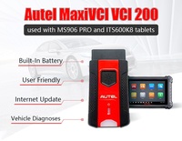 Autel MaxiVCI VCI 200 BT utilisé avec les tablettes de diagnostic MS906 PRO, ITS600K8 et KM100E/KM100