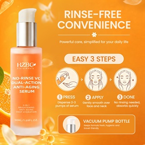 Suero Antienvejecimiento de Doble Acción con Vitamina C Sin Enjuague OEM - 20% Vitamina C y Ácido Ferúlico, Tratamiento Iluminador y Reafirmante para <span class=keywords><strong>el</strong></span> <span class=keywords><strong>Rostro</strong></span> - Product Image 5