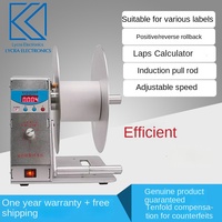 Enrouleur d'étiquettes automatique Jindada avec comptage, enroulement avant/arrière, vitesse réglable, pour imprimante de codes-barres et machine à étiquettes volantes