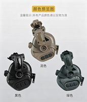 Casque tactique avec support incurvé pour casque rapide, idéal pour les sports de plein air et la communication tactique