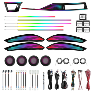 Kit d'éclairage d'ambiance intérieur LED RHD ICarsin pour <span class=keywords><strong>BMW</strong></span> Série 3/4 3GT F30 F31 F34 F36 2011-2019 - Pièces et accessoires de décoration - Product Image 1