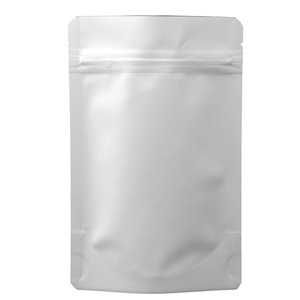 Materiale stampato personalizzato pe pp a prova di odore bianco opaco borsa con chiusura a zip <span class=keywords><strong>bustine</strong></span> in alluminio commestibile <span class=keywords><strong>per</strong></span> abbigliamento alimentare sacchetti <span class=keywords><strong>per</strong></span> imballaggio - Product Image 1