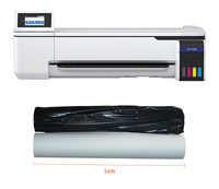 Papier de sublimation instantané 100g, 24 pouces * 30m, noyau de 2 pouces, rouleau de papier de sublimation pour EP F500 F570, pour application textile