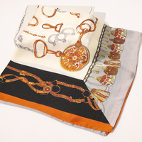 Khăn Quàng Cổ Thiết Kế Satin Tùy Chỉnh 70*70 Cm Dành Cho Nữ Khăn Quàng Cổ Sang Trọng Khăn Quàng Cổ Lụa Satin Hình Vuông