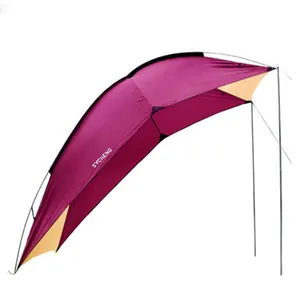 Outdoor portable camping tail tent self driving tour barbecue rain proof sunshade beach canopy tent for rear trunk pick up car