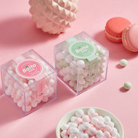 Bonbons à la Menthe en Gros Multi-Saveurs en Forme de Boule Rafraîchissant l'Haleine au Parfum Floral, Sans Sucre