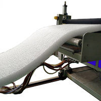 Ligne de production de matelas POE pour lit de bébé lavable en fibre d'air molle 3d Mesh Mattress Line 4D