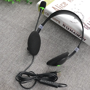 หูฟังแบบครอบหู Bukly ราคาโรงงาน พร้อมส่ง กันน้ำระดับ IPX-4 เชื่อมต่อแบบมีสาย USB ควบคุมระดับเสียงและปิดเสียงได้ เหมาะสำหรับฟังเพลงและเล่นเกม - Product Image 5