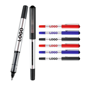 Advertising Manufacturers Promotional Gel <b>Pen</b> With Custom Logo Print Plastic Writing Black Blue Red <b>Refill</b> for School Office - Product Image 4
