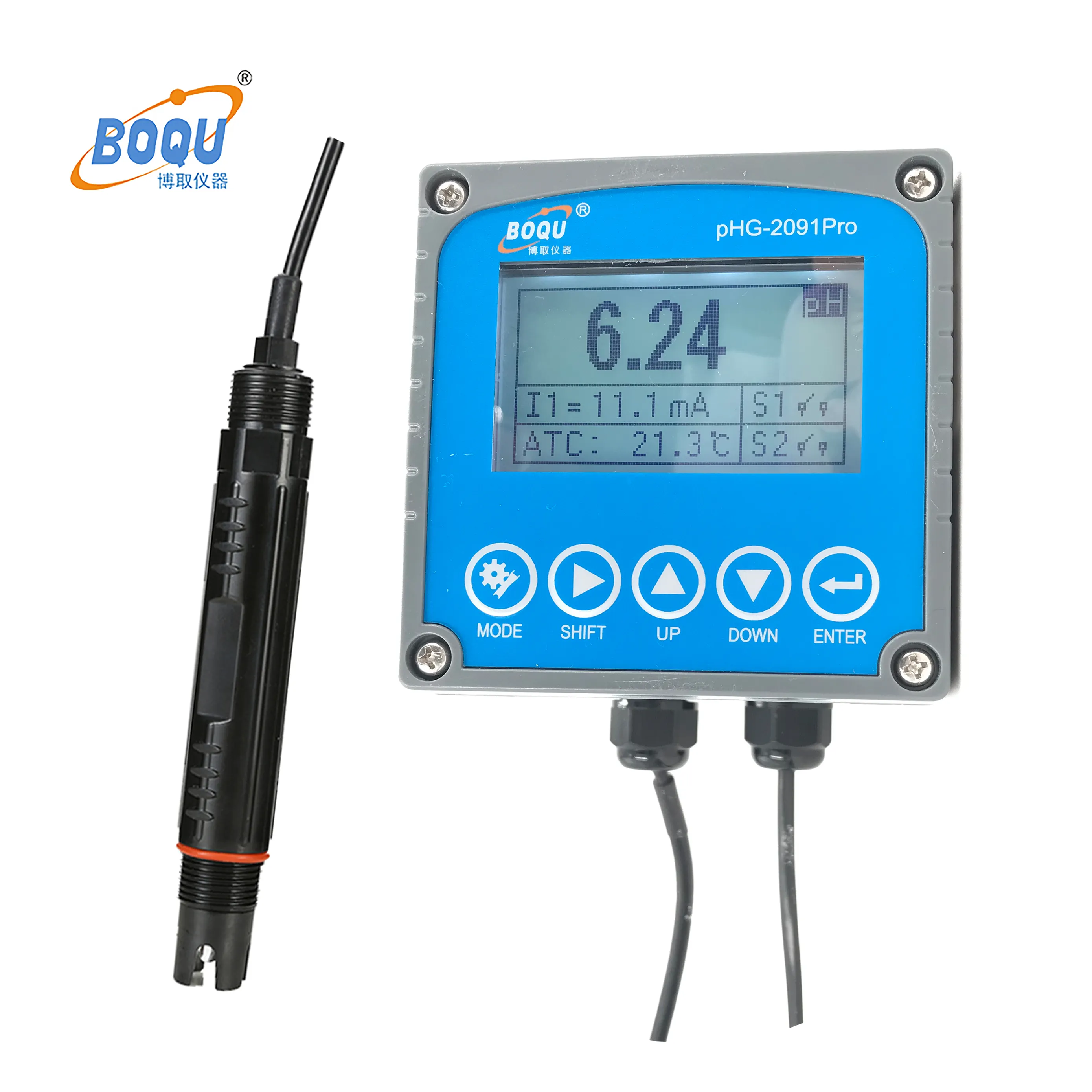 BOQU pHG-2091pro miglior misuratore TDS in vetro e sensore ORP pH e EC sonde analizzatore misuratore di elettrodi per acqua acquista prezzo