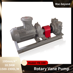 Pompa a palette scorrevoli YB100 con motore, pompa per benzina e olio, antideflagrante, per trasferimento diesel - Product Image 1