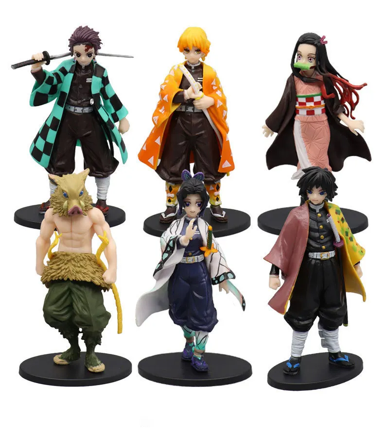 Hot-selling Anime Demon Slayer Kimets No Yaiba Character Model Decoration Collection Toy Action Figure