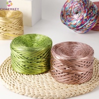 Offre Spéciale – Fil Texturé Fantaisie en Polyester Teint Effet Cuir Mat 200g pour Sacs au Crochet