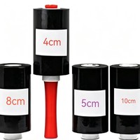 Film d'emballage extensible souple LLDPE de 100 mm, résistant à l'humidité, en rouleau, pour emballage, prix d'usine, vente en gros, fabriqué en Chine