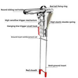 Automatic Spring Angle Fishing Pole Tackle Bracket Anti-Rust Steel Fishing Bracket <strong>Rod</strong> <strong>Holder</strong> Fish Tackle Pesca Accessory - Product Image 4