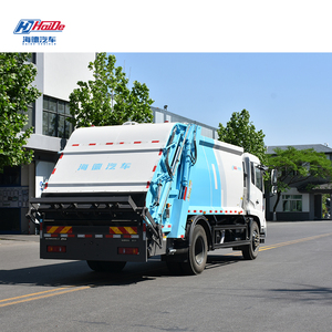 Top bán chất thải thu gom rác <span class=keywords><strong>compactor</strong></span> xe tải giá Xe tải rác kích thước cho ăn tự động - Product Image 3