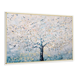 Decoración de Pared <span class=keywords><strong>con</strong></span> Dinero Dorado, <span class=keywords><strong>Pintura</strong></span> Acrílica Pintada por Batya Whisper, Árbol Genealógico - Product Image 6