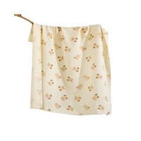 Tissu en mousseline biologique peignée 4 couches, imprimé sur mesure, léger, pour chemises garçons et filles, techniques de tissage oreiller, crêpe, vente en gros