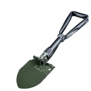 Наружное использование лопаток лопаты для сельского хозяйства инструменты для наружного использования металлические индивидуальные тактические три складные ручки лопаты