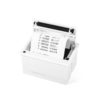 Ownfolk impressora, 58mm ttl/rs232 mini operação simples da impressora pos portátil barata impressora térmica embutida painel personalizado feita