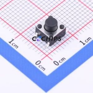TSD003A05526A04 Tactile Switch SMD-4P,6x6mm Switch Round Button 2.6N Vertical Mount 6mm - Product Image 1