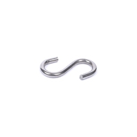 Crochet en S en acier inoxydable 316 de taille standard pour la gestion des câbles de qualité marine et les tâches de suspension industrielles lourdes