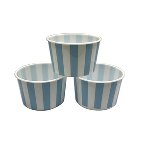 plastic popcorn Bowl Round Ice Cream Packaging Tub Biodegradable Yogurt Bowl Ice Cream Cup
